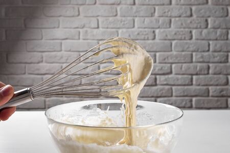 baking ingredient making doughの写真素材
