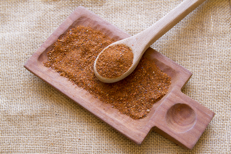 Merken, the ancient spice from Araucanía, Chili.の写真素材