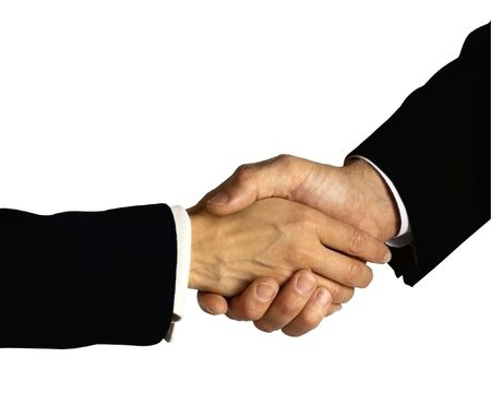 Hand shake 2の写真素材