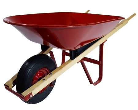 wheelbarrow For a kitchen gardenの写真素材