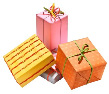 Gifts of a boxの写真素材