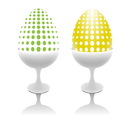 Vector design Easter eggsのイラスト素材
