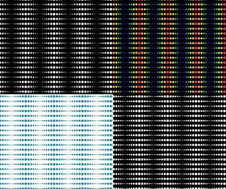 Set of seamless patternsのイラスト素材