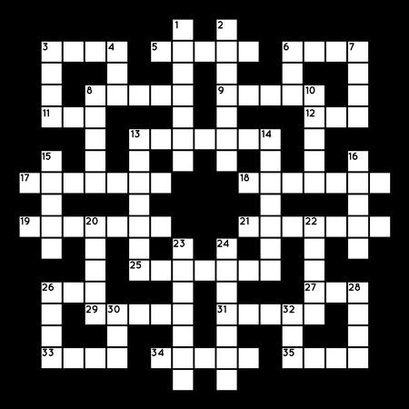Empty crossword gridのイラスト素材