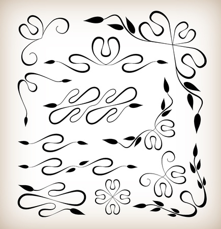 Set of art deco design elementsのイラスト素材