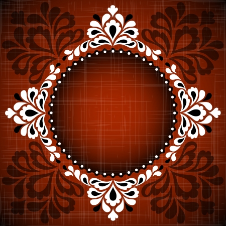 Ornamental templateのイラスト素材
