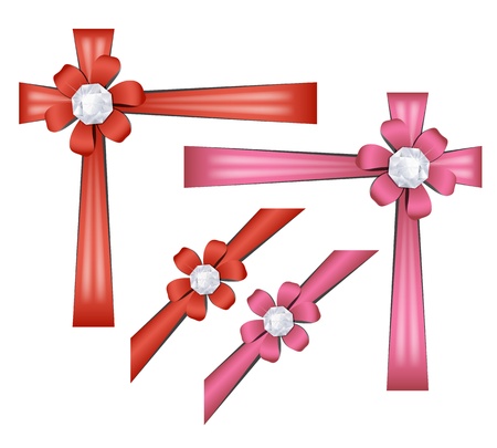 Gift ribbonsのイラスト素材