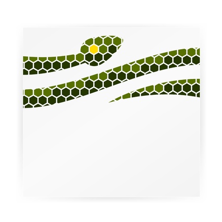 Graphic snake backgroundのイラスト素材
