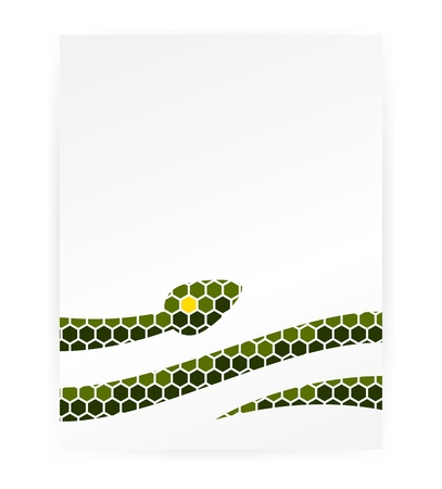 Graphic snake backgroundのイラスト素材