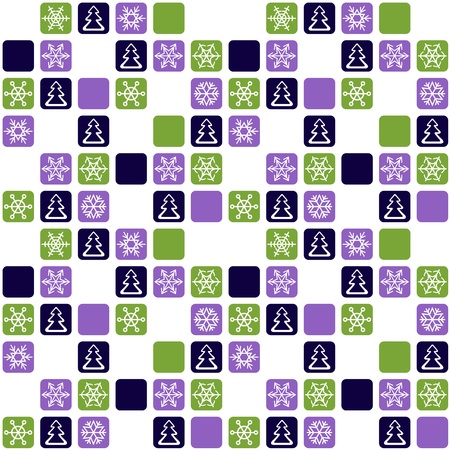 Christmas seamless patternのイラスト素材