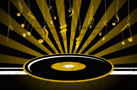 Musical theme backgroundのイラスト素材