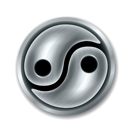 Yin Yang symbolのイラスト素材