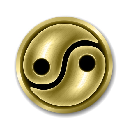 Yin Yang symbolのイラスト素材