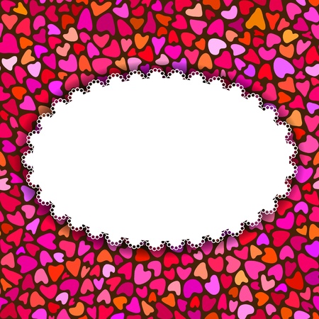 Valentine cardのイラスト素材