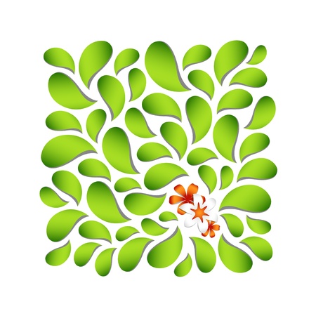 Floral backgroundのイラスト素材