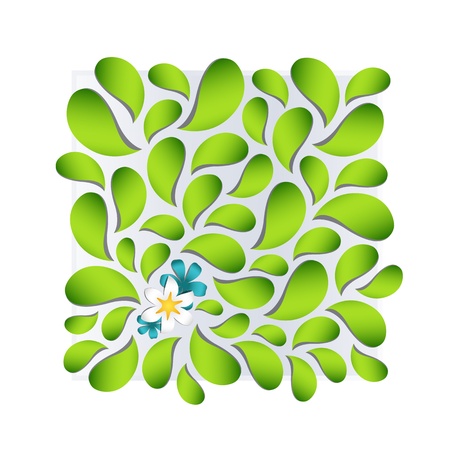 Floral backgroundのイラスト素材