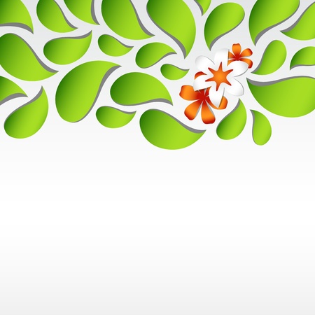 Floral backgroundのイラスト素材