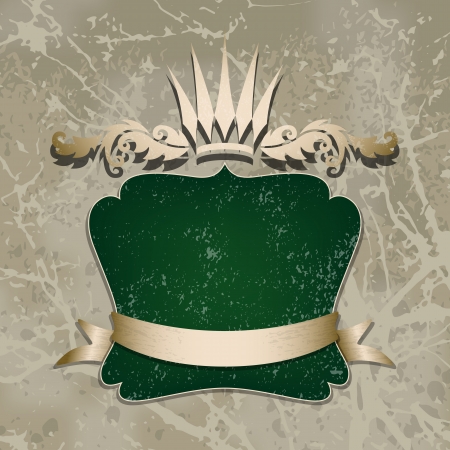 Vintage crown backgroundのイラスト素材