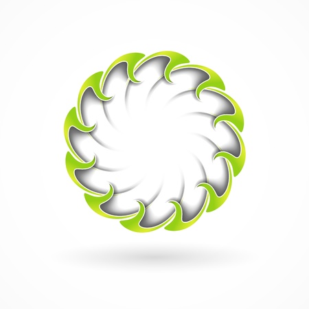 Abstract floral design elementのイラスト素材