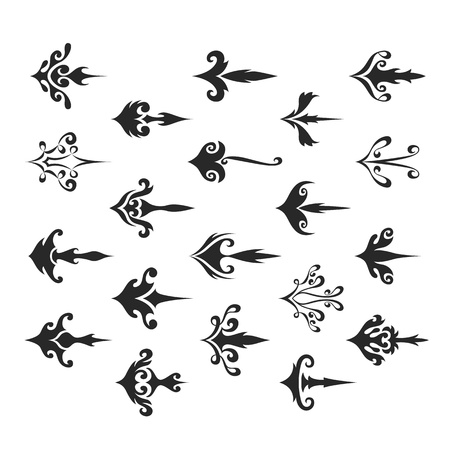 set of decorative arrowsのイラスト素材