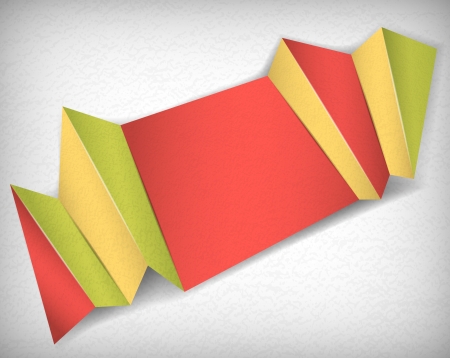 Abstract folded paper backgroundのイラスト素材