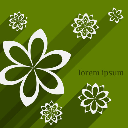 Flat design backgroundのイラスト素材