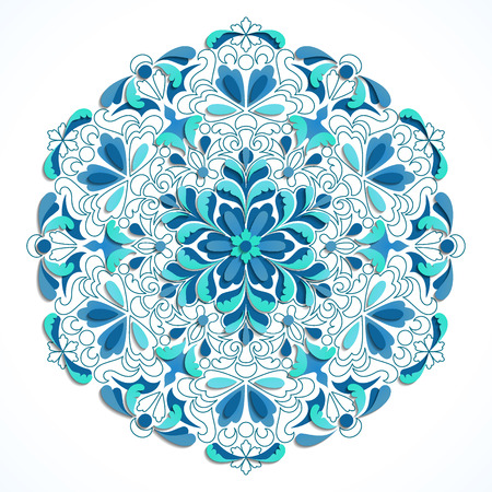 Isolated flower object, floral backgroundのイラスト素材
