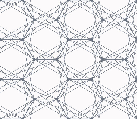 Geometrical polygonal seamless pattern, monochromatic background.のイラスト素材