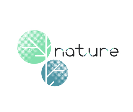 Isolated symbol for ecological, natural concept.のイラスト素材