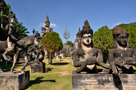Laos Vientiane Luang Prabangの写真素材