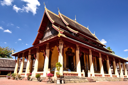 Laos Vientiane Luang Prabangの写真素材