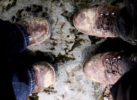 MUDDY HIKING BOOTS