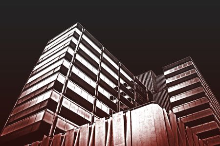 Corporate city office blocks / buildingsの写真素材