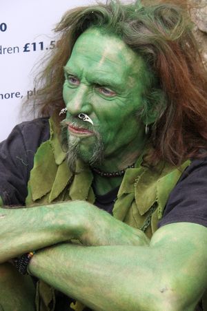 Hastings UK, May 4th 2009, Pagan at Jack In The Green Festival, May Day Weekendのeditorial素材