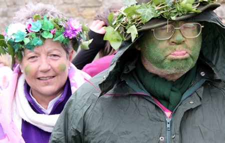 Hastings UK, May 4th 2009, people at Jack In The Green Festival, May Day Weekendのeditorial素材