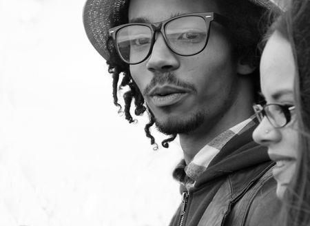 Hastings UK, May 4th 2009 boy and girl at a Pagan festivalのeditorial素材