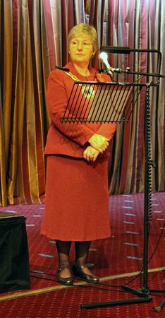 Fairfield Halls, Croydon, London, UK 5th November 2009 Croydon Mayoress Margaret Mead at the Croydon Voluntary Action / C.V.A. Annual General Meeting / A.G.M.のeditorial素材