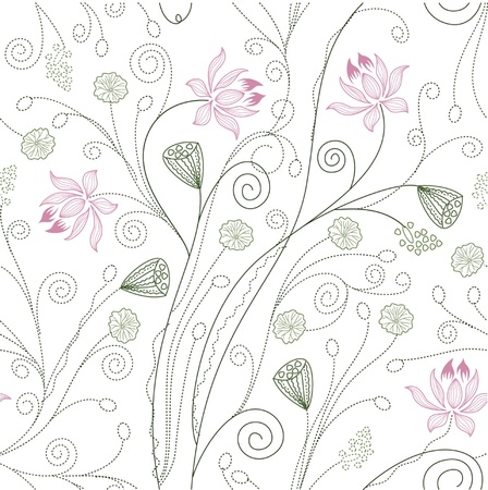 Flower patternのイラスト素材