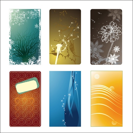 Set of blank business cardのイラスト素材