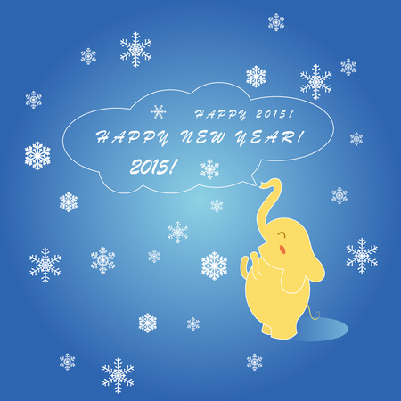 new year greeting cardのイラスト素材