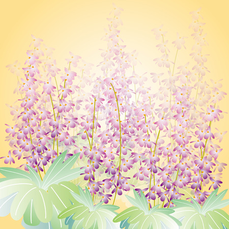 purple flower backgroundのイラスト素材