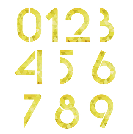 the golden number designのイラスト素材