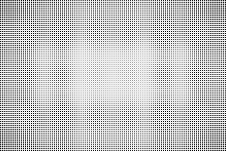 Black and white dot background. Light effect. Gradient illustration with dots . Halftone design. Vector isolated object for website, card, posterのイラスト素材