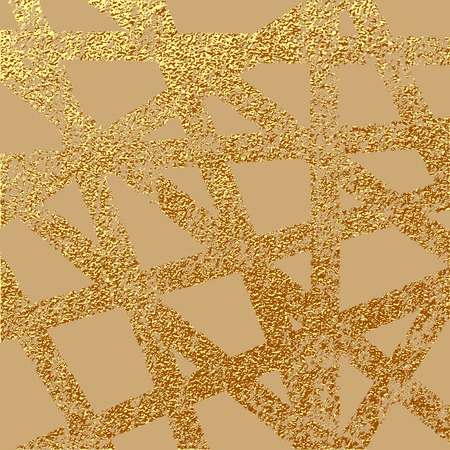 Gold pattern with intersecting grunge stripes.. Abstract golden background. Vector illustrationのイラスト素材