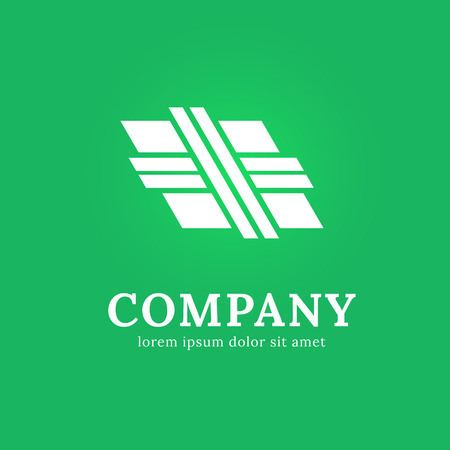 Illustration design of business progress arrow flat simple signのイラスト素材