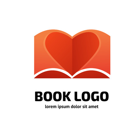 Illustration design of business logotype education isolated on plain background.のイラスト素材