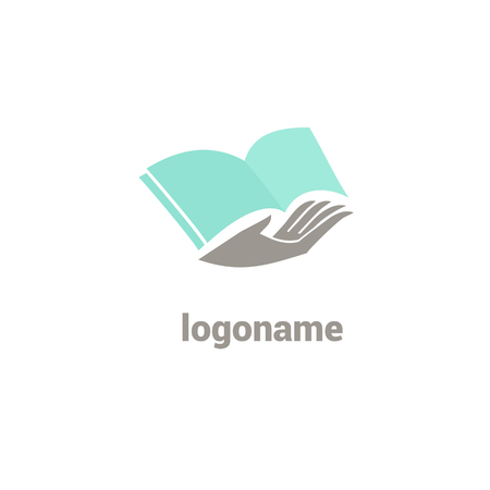 Vector illustration, Graphic Design Editable Design. Man with a book web icon.のイラスト素材