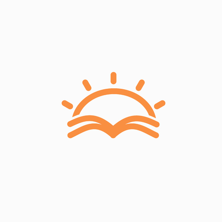 Vector illustration, Graphic Design Editable Design. Man with a book web icon.のイラスト素材