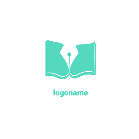Vector illustration, Graphic Design Editable Design. Man with a book web icon.のイラスト素材