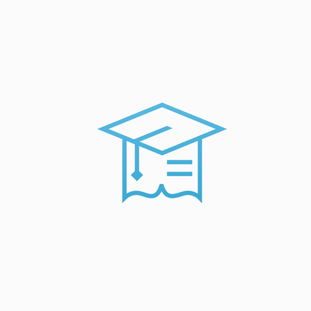 Vector illustration, Graphic Design Editable Design. Man with a book web icon.のイラスト素材